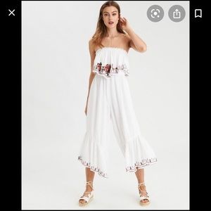 AMERICAN EAGLE STRAPLESS JUMPSUIT